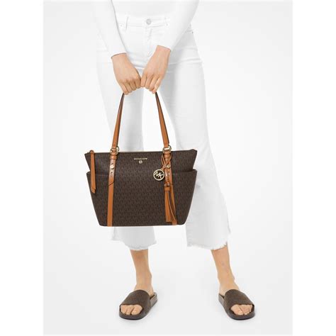 flannels michael kors tote bags